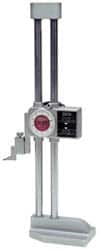 Mitutoyo - 40" Dial Height Gage - 0.001" Graduation, Accurate to 0.003", Dial and Counter Display - Exact Tooling