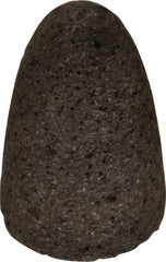 Norton - Type 16, 2" Max Diam, 3" Head Thickness, 20 Grit Cone - Zirconia Alumina, Very Coarse Grade, 5/8-11 Shank Thread - Exact Tooling