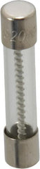 Ferraz Shawmut - 32 VAC, 20 Amp, Time Delay Miniature Glass Fuse - Clip Mount, 1-1/4" OAL, 1/4" Diam - Exact Tooling