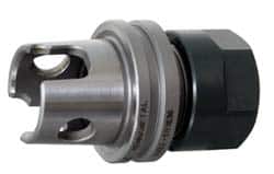 Kennametal - 0.0197" to 1/2" Capacity, 45mm Projection, Modular Connection, ER20 Collet Chuck - 45 mm Projection - Exact Tooling