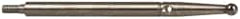 Compac - 2mm Ball Diam, Carbide, Ball Test Indicator Contact Point - 1.44" Contact Point Length, Use with Brown & Sharpe Dial Test Indicators - Exact Tooling