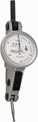 INTERAPID - 0.06 Inch Range, 0.0005 Inch Dial Graduation, Horizontal Dial Test Indicator - 1.2 Inch White Dial, 0-15-0 Dial Reading - Exact Tooling
