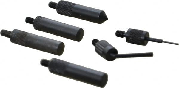 SPI - Steel, Ball, Conical, Flat Test Indicator Contact Point - 0.312, 0.821, 0.825, 0.875, 0.895" Contact Point Length, Use with Dial Test Indicator Gages - Exact Tooling