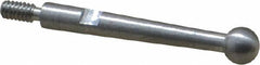 SPI - 1/8" Ball Diam, Steel, Ball Test Indicator Contact Point - 3/4" Contact Point Length, Use with Teclock Test Indicators - Exact Tooling