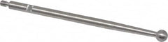 SPI - 1/8" Ball Diam, Steel, Ball Test Indicator Contact Point - 1-3/4" Contact Point Length, Use with Peacock Test Indicators - Exact Tooling