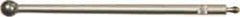 SPI - 0.032" Ball Diam, Carbide, Ball Test Indicator Contact Point - 5/8" Contact Point Length, Use with Starrett Test Indicators - Exact Tooling