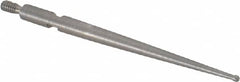 SPI - 0.04" Ball Diam, Steel, Ball Test Indicator Contact Point - 1-1/2" Contact Point Length, Use with Mitutoyo Test Indicators - Exact Tooling