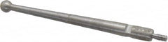 SPI - 0.12" Ball Diam, Steel, Ball Test Indicator Contact Point - 1-1/2" Contact Point Length, Use with Mitutoyo Test Indicators - Exact Tooling