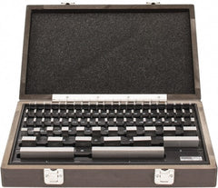 SPI - 81 Piece, 0.05 to 4", Economy Grade, Steel Gage Block Set - Rectangular, 0.00005" Tolerance - Exact Tooling