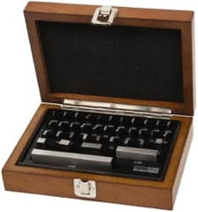 SPI - 36 Piece, 0.05 to 4", Economy Grade, Steel Gage Block Set - Rectangular, 0.00005" Tolerance - Exact Tooling