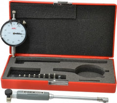 Value Collection - 9 Anvil, 0.4 to 0.7" Dial Bore Gage - 0.001" Graduation, 4" Gage Depth - Exact Tooling