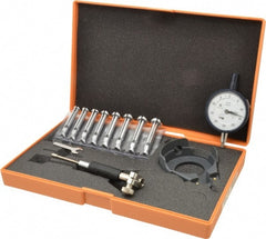 Mitutoyo - 8 Anvil, 0.4 to 0.7" Dial Bore Gage - 0.0005" Graduation, 2.4" Gage Depth, Accurate to 0.00016" - Exact Tooling