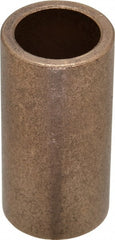 Boston Gear - 3/4" Inside x 1" Outside Diam, Oil Impregnated Bronze SAE-841 Sleeve Bearing - 2" OAL - Exact Tooling