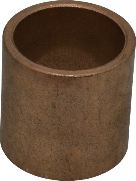 Boston Gear - 1-1/4" Inside x 1-1/2" Outside Diam, Oil Impregnated Bronze SAE-841 Sleeve Bearing - 1-1/2" OAL - Exact Tooling