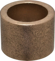 Boston Gear - 1-1/2" Inside x 2" Outside Diam, Oil Impregnated Bronze SAE-841 Sleeve Bearing - 1-1/2" OAL - Exact Tooling