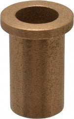 Boston Gear - 5/8" Inside x 13/16" Outside Diam, Oil Impregnated Bronze Sleeve Bearing - 1-1/16" Flange Outside Diam, 5/32" Flange Thickness, 1-1/2" OAL - Exact Tooling