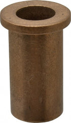 Boston Gear - 5/8" Inside x 7/8" Outside Diam, Oil Impregnated Bronze Sleeve Bearing - 1-1/8" Flange Outside Diam, 5/32" Flange Thickness, 1-3/4" OAL - Exact Tooling