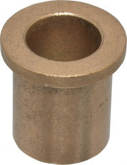 Boston Gear - 3/4" Inside x 1" Outside Diam, Oil Impregnated Bronze Sleeve Bearing - 1-1/4" Flange Outside Diam, 5/32" Flange Thickness, 1-1/4" OAL - Exact Tooling