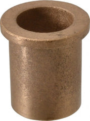 Boston Gear - 7/8" Inside x 1-1/8" Outside Diam, Oil Impregnated Bronze Sleeve Bearing - 1-3/8" Flange Outside Diam, 5/32" Flange Thickness, 1-1/2" OAL - Exact Tooling