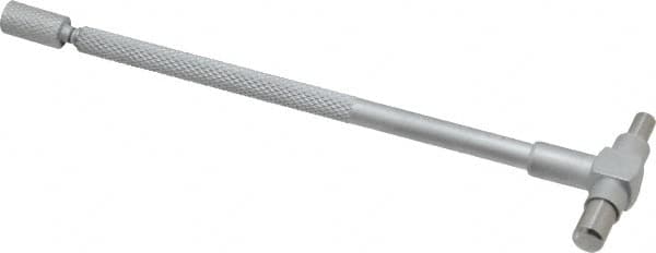 Value Collection - 3/4 to 1-1/4 Inch, 4.4 Inch Overall Length, Telescoping Gage - 4 Inch Long Handle, Hardened Tool Steel, Satin Chrome Finish - Exact Tooling
