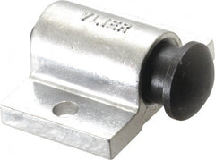 Vlier - 2" Base Width, 1/4" Stroke Len, 13/16" Stop Head OD, 1-1/2" Btw Mt Hole Ctrs, 1-7/32" Btw Mt Hole & Edge, Round Spring Locating Stop - 1-3/8" Body Len x 2" Body Width, 7/16" Base Thickness, 14.4 Lb Init, 32 Lb Mid, 45.4 Lb Final End Force - Exact Tooling
