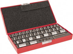 Value Collection - 36 Piece, 0.05 to 1", Spacer Block Set - Round, 0.0001" Tolerance - Exact Tooling