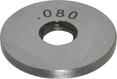 Value Collection - 0.08" Round Steel Spacer Block - Accuracy Grade B - Exact Tooling