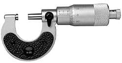 Mahr - 50 to 75mm Range, 0.01mm Graduation, Mechanical Outside Micrometer - Ratchet Stop Thimble, Accurate to 5µm - Exact Tooling