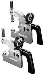 Mahr - 4 to 6 Inch, Stainless Steel Frame, Snap Gage - 20 Inch Reference Anvil Diameter, 0.00002; 0.0001; 0.0005 Inch Graduation, 15 N Measuring Force, Carbide Anvil, Dial Display - Exact Tooling