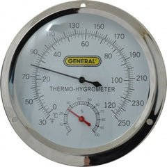 General - 30 to 250°F, Thermo-Hygrometer - Exact Tooling
