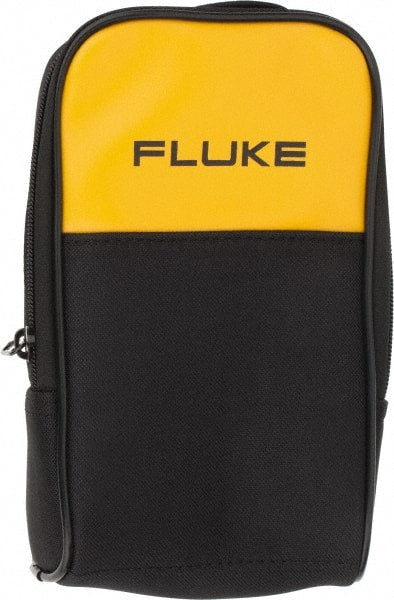 Fluke - Black/Yellow Electrical Test Equipment Case - Use with Digital Multimeters - Exact Tooling
