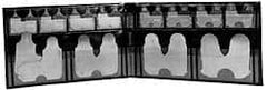 Starrett - 19 Piece, 0.02 to 0.3 Inch Radius, Stainless Steel Radius Gage Set - Satin Chrome Coated - Exact Tooling