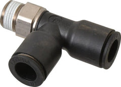 Legris - 1/2" OD, NPT, Nylon/Nickel Plated Brass Push-to-Connect Male Run Tee - 290 Max psi - Exact Tooling