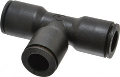 Legris - 1/2" Outside Diam, Nylon Push-to-Connect Tube Union Tee - 290 Max psi - Exact Tooling
