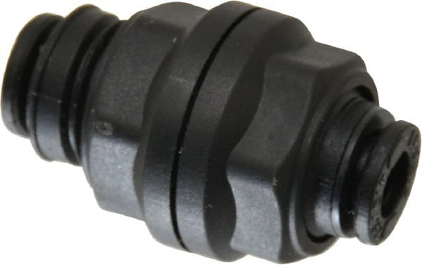 Legris - 5/32" Outside Diam, Nylon Push-to-Connect Tube Bulkhead Union - 290 Max psi - Exact Tooling