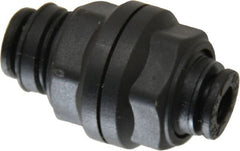Legris - 5/32" Outside Diam, Nylon Push-to-Connect Tube Bulkhead Union - 290 Max psi - Exact Tooling