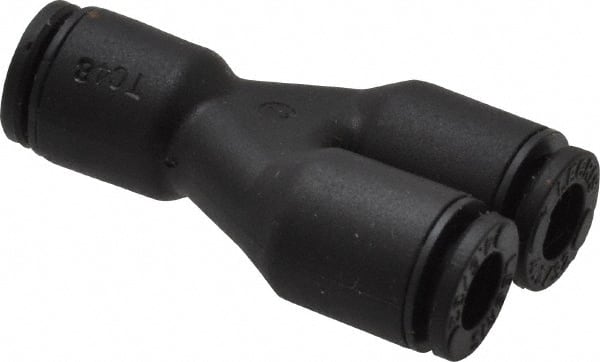 Legris - 5/32" Outside Diam, Nylon Push-to-Connect Union Y - 290 Max psi - Exact Tooling