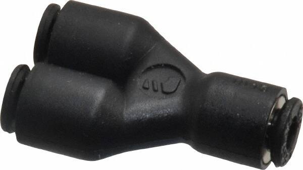 Legris - 1/8" Outside Diam, Nylon Push-to-Connect Tube Union Y - 290 Max psi - Exact Tooling