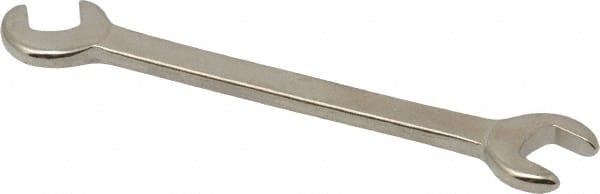Proto - 5/16" x 9/32" Standard Ignition Open End Wrench - 3-1/2" OAL, Double End, Satin Finish, 15° & 60° Head Angle - Exact Tooling