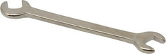 Proto - 5/16" x 9/32" Standard Ignition Open End Wrench - 3-1/2" OAL, Double End, Satin Finish, 15° & 60° Head Angle - Exact Tooling