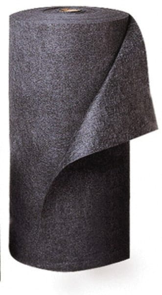 Brady SPC Sorbents - 59 Gal Capacity per Package, Universal Roll - 150' Long x 6' Wide, Polypropylene - Exact Tooling