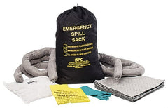 Brady SPC Sorbents - 10 Gal Capacity Oil Only Spill Kit - Sack - Exact Tooling