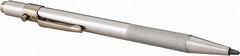 Made in USA - 5-1/2" OAL Retractable Pocket Scriber - Diamond with Diamond Point - Exact Tooling