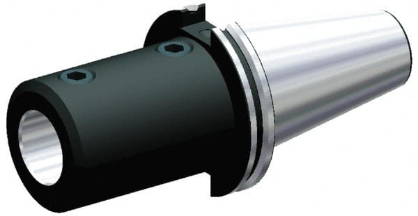 Kennametal - CAT50 Outside Taper, 1-1/2" Hole Diam, SS to CAT Straight Shank Adapter - 8" Projection, 2-3/4" Nose Diam, 304.8mm OAL, Through Coolant - Exact Tooling