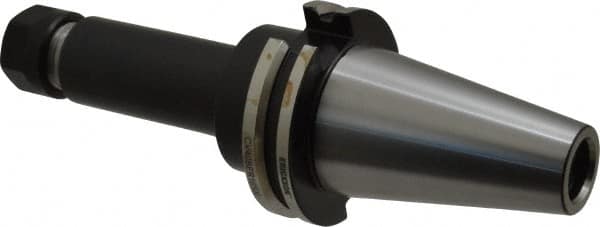 Kennametal - 0.51mm to 10mm Capacity, 127mm Projection, CAT40 Taper Shank, ER16 Collet Chuck - 7.687" OAL - Exact Tooling