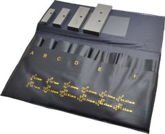 Value Collection - 3/8 to 1-5/16 Inch Adjustable Parallel Set - 3-9/16 Inch Long, 9/32 Inch Thick, 4 Pieces - Exact Tooling