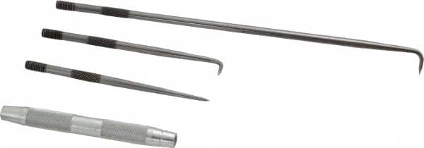 General - 6" OAL Straight/Bent Scriber - Carbide Point with Interchangeable Point - Exact Tooling