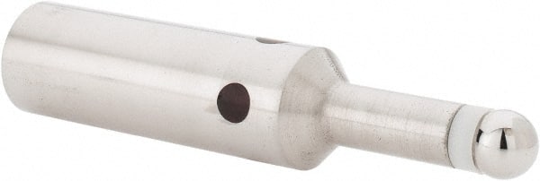 Made in USA - 0.4" Head Diam, 3/4" Shank, Single End, Electronic Edge Finder - Accurate to 0.0002", Ball Contact - Exact Tooling