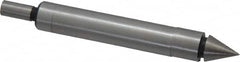 Value Collection - 0.2" Head Diam, 3/8" Shank, Double End, Mechanical Edge and Center Finder - Accurate to 0.0002", Conical and Cylindrical Contact - Exact Tooling