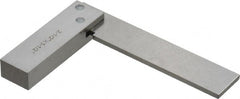 Value Collection - 2-1/2" Blade Length, 1-1/2" Base Length Steel Square - 0.0003" Accuracy, Beveled Edge - Exact Tooling